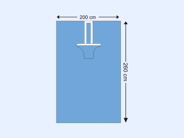 Lower Vascular Drape (SB)