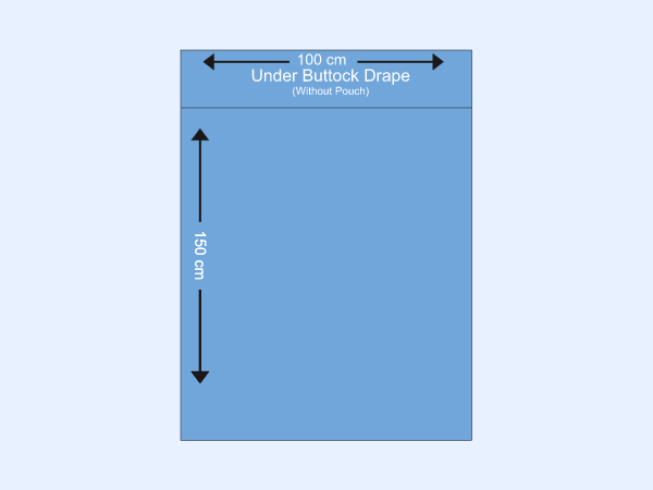 Under Buttock Drape (Without Pouch)